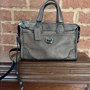 Coach Shimmering Gold Crossbody Bag